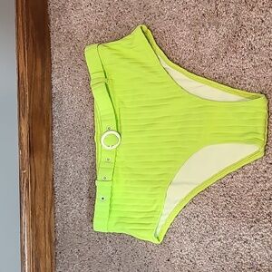 Solid & Striped The‎ Jozy Bikini Rib Swim  Bottom Pistachio Size XL New Vacation